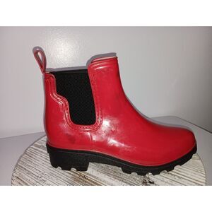 OCEANCO AST: Red Chelsea boots - Women's Size 7